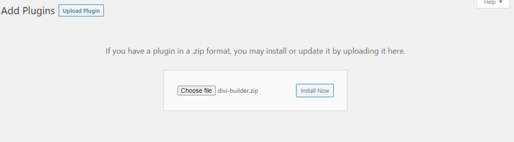 Choose Zip File