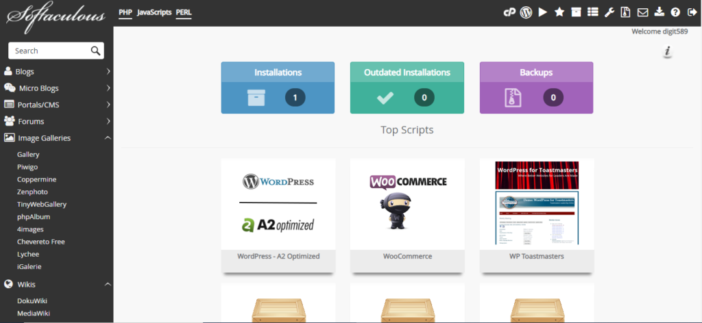 A2 Hosting - WordPress Installation